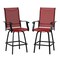 Flash Furniture Outdoor Stool - 30 inch Patio Bar Stool, Red, 2PK 2-ET-SWVLPTO-30-RD-GG - alternate 10